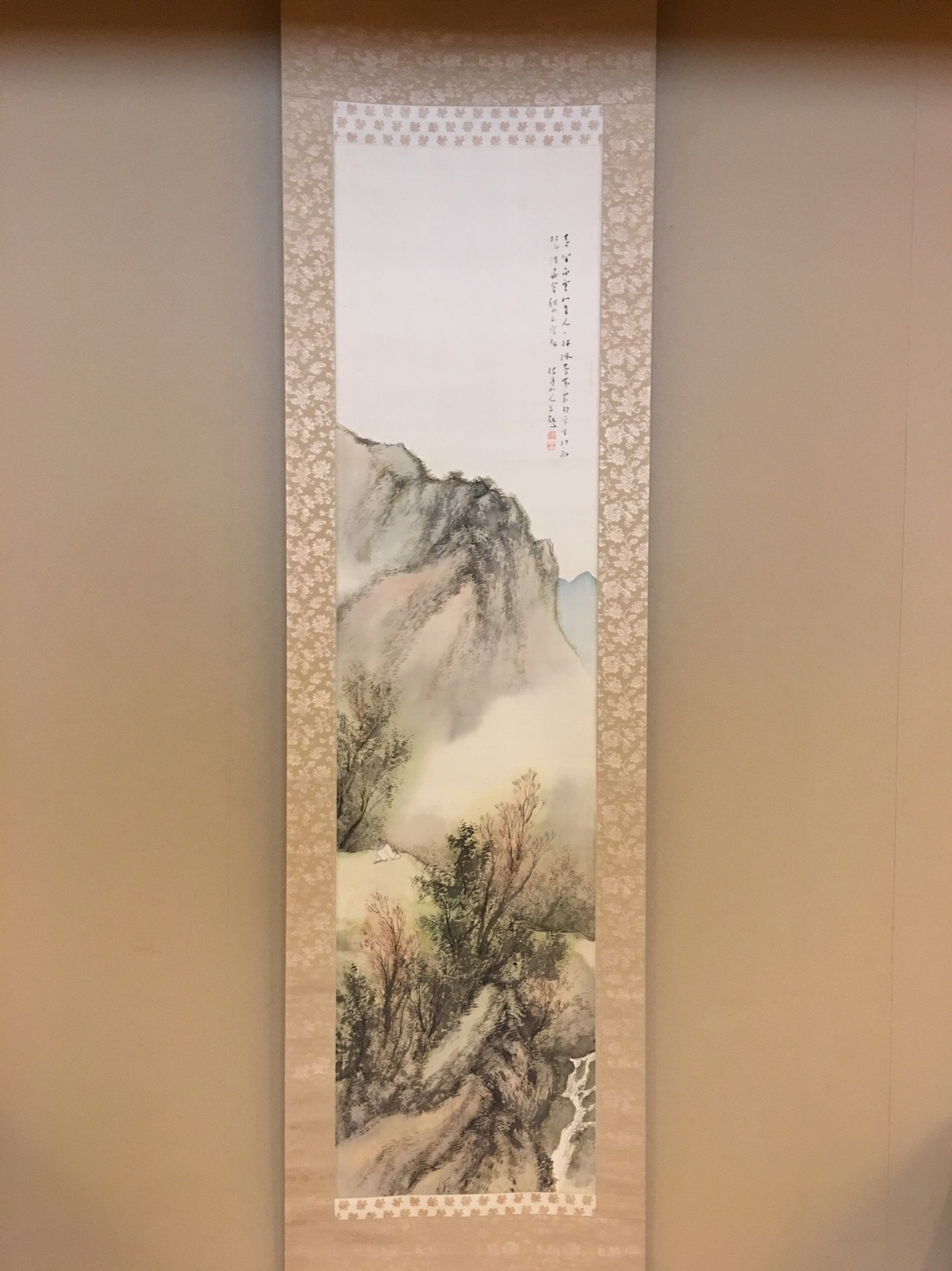 複製】松林桂月/秋山小禽図/工芸品/掛軸/名家伝来/AB-880 - 絵画/タペストリ