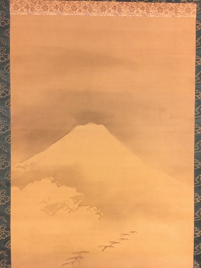 狩野探幽 富士山図｜古美術・掛け軸の販売・買取・鑑定-松本松栄堂