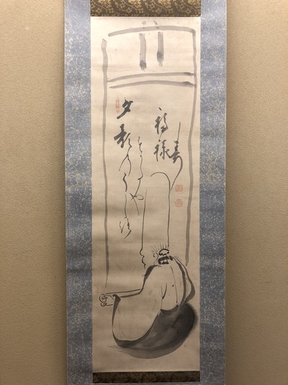 白隠慧鶴 福禄寿画中画図｜古美術・掛け軸の販売・買取・鑑定-松本松栄堂